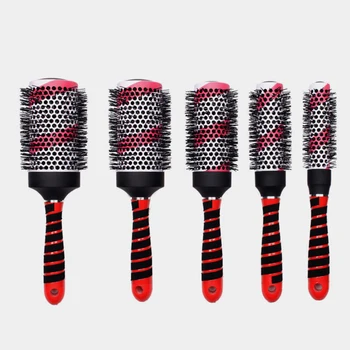 

Professional hairdressing Ceramic hair brush , hair rolling brush use with blow, 5 size in one lot,Ceramic coated comb