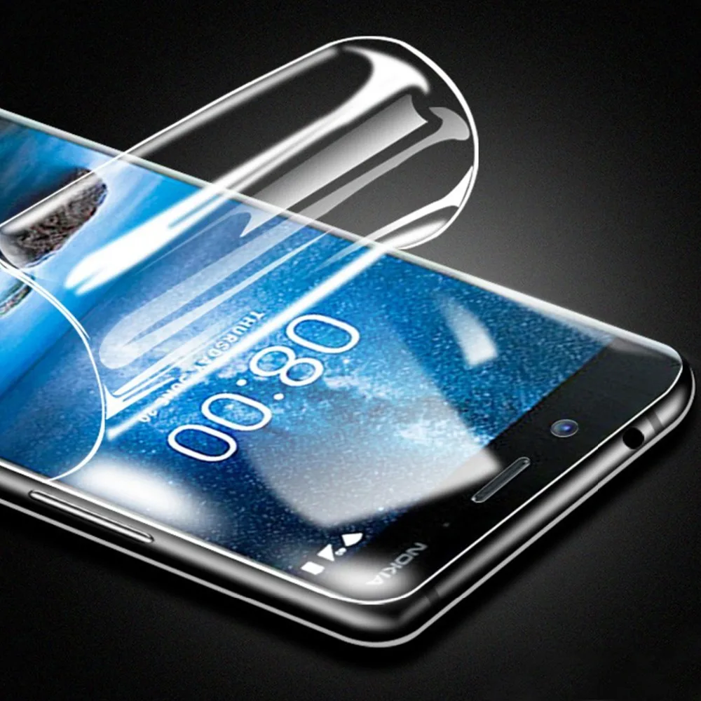 

5D Nano Hydrogel Protective Film for Nokia 6 7 7 Plus 6.1 Plus 7.1 8 Sirocco Full Coverage TPU Screen Protector Film Not Glass