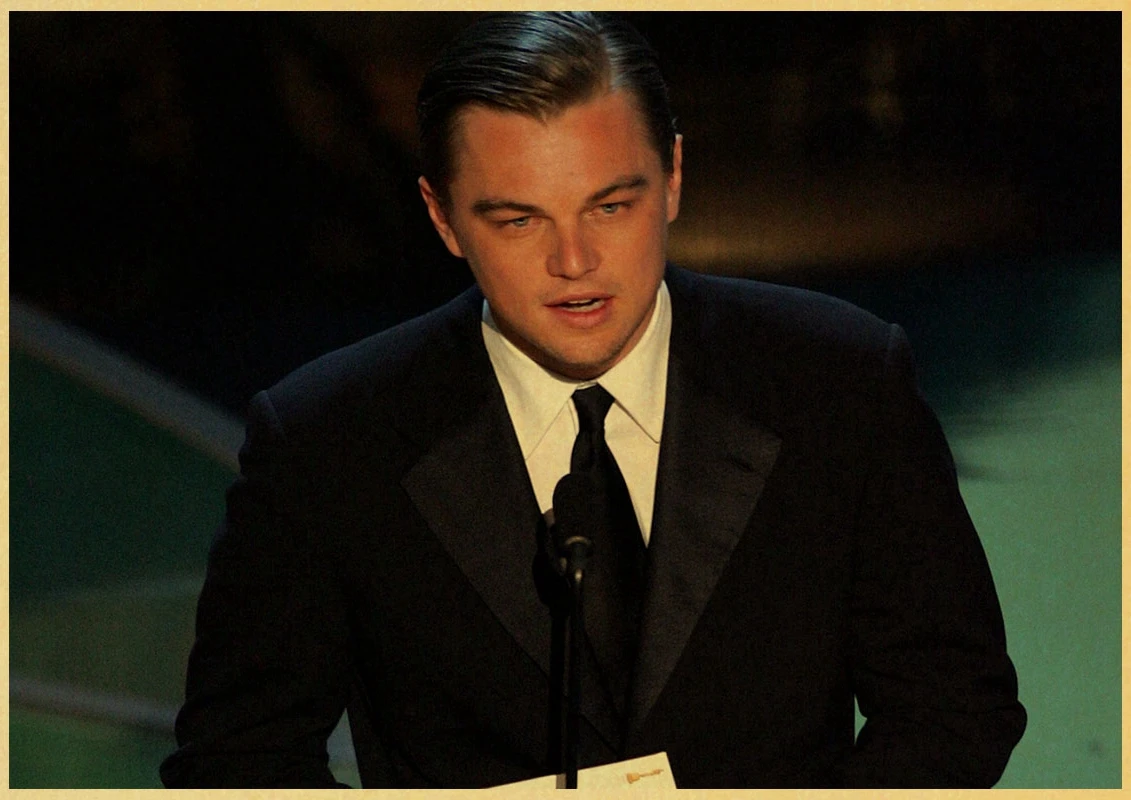 Leonardo DiCaprio плакат из крафт-бумаги ретро постер ВИНТАЖНЫЙ ПЛАКАТ настенный Декор для дома Бар Кафе индивидуальное украшение комнаты - Цвет: B011