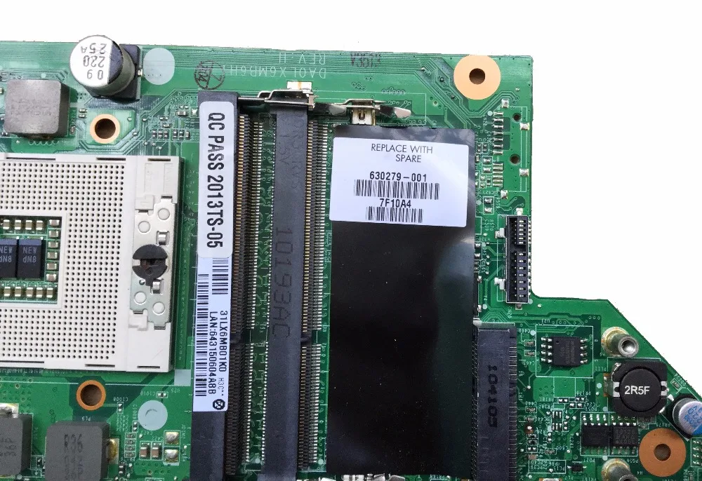  630279-001 Free Shipping 615279-001 603642-001 for HP Pavilion DV6 DV6-3000 Motherboard DA0LX6MB6F1