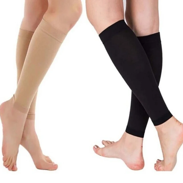 1 Pair Compression Leg Sleeve Relieve Varicose Veins Circulation