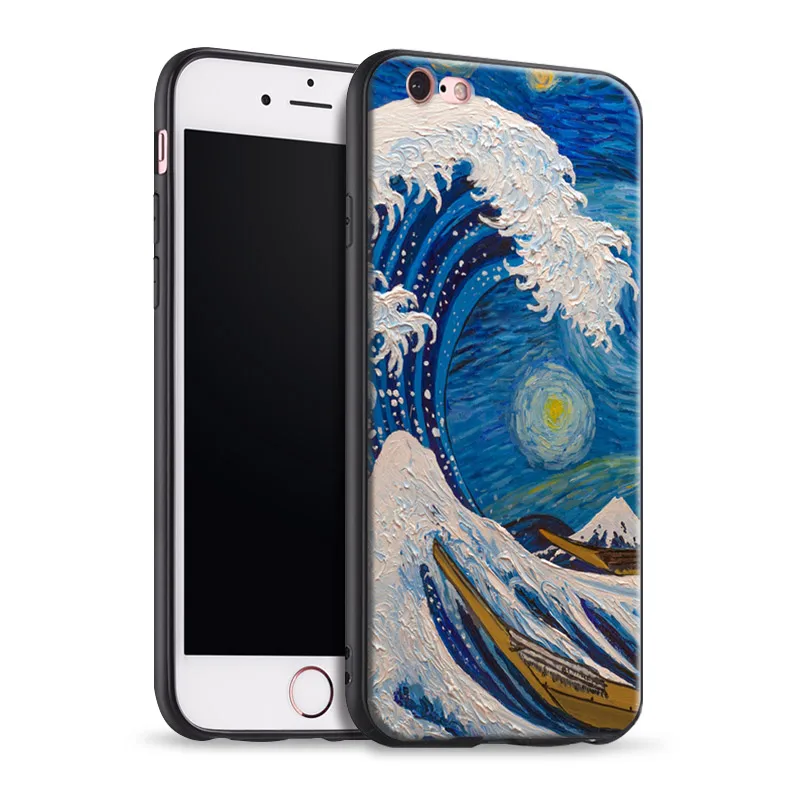 

Ukiyo-e The Great Wave off Kanagawa tpu Soft Silicone Phone Case cover Shell For Apple iPhone 5 5s Se 6 6s 7 8 Plus X XR XS MAX
