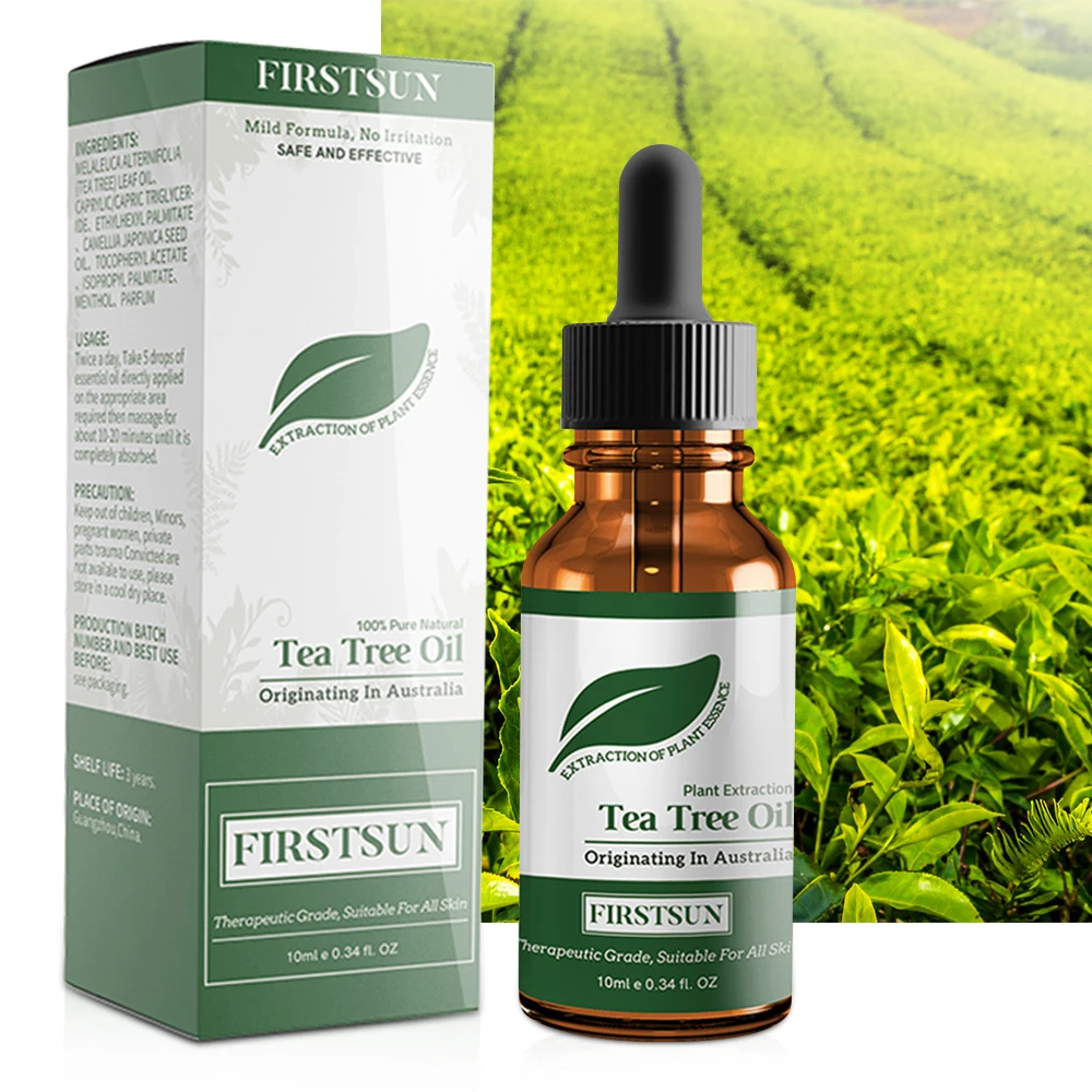 100% натуральный чай дерево эфирное масло анти-удаление морщин, акне шрамы знаки Лечение Эфирное масло массажные масла Уход за кожей 10 мл