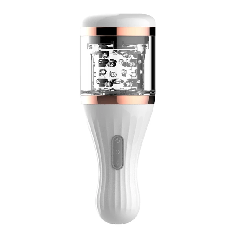 Electric Artificial Vagina Sex Products 7 Speed Rotation Male Masturbator Voice Interaction Sex Machine Adult Sex Toys for Men