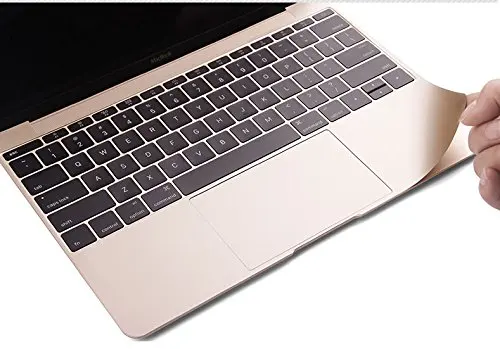 RYGOU Wristest полное защитное покрытие кожи с трекпадом протектор для нового Macbook 12 дюймов A1534 с дисплеем retina золотой цвет пленка