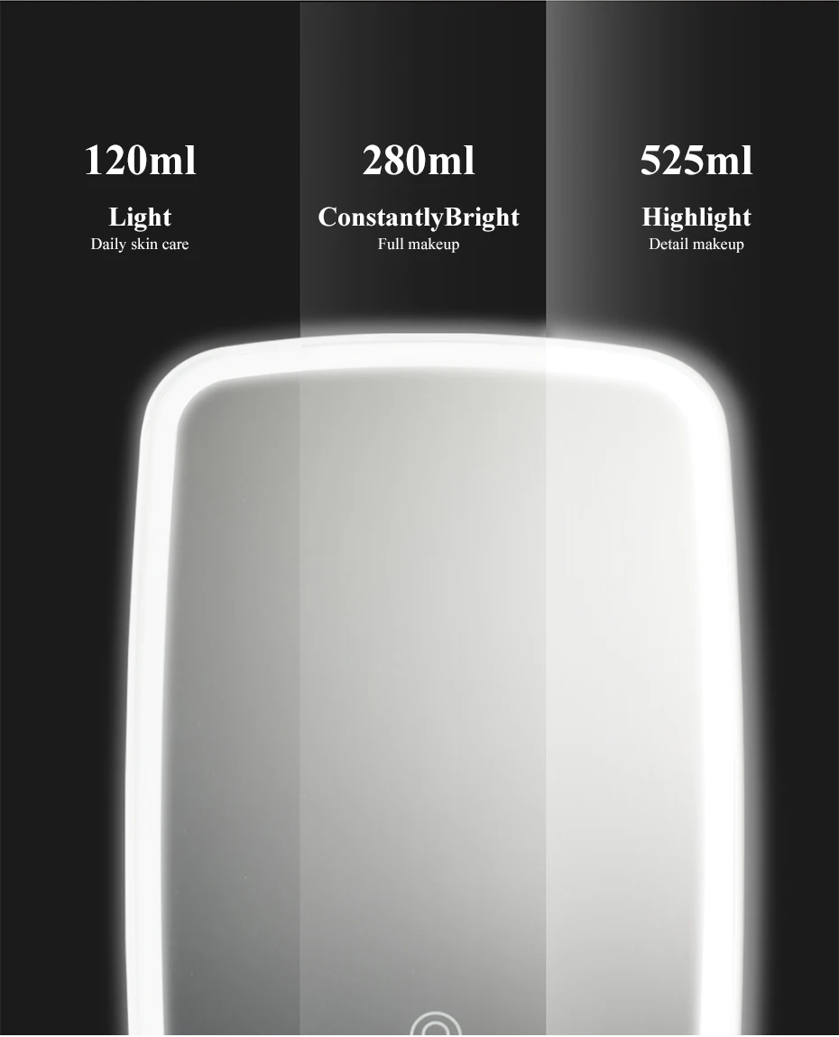 Xiaomi Mijia светодиодный косметический зеркальный светодиодный светильник с сенсорным управлением, натуральный светильник с регулируемым углом яркости, Настольный светильник