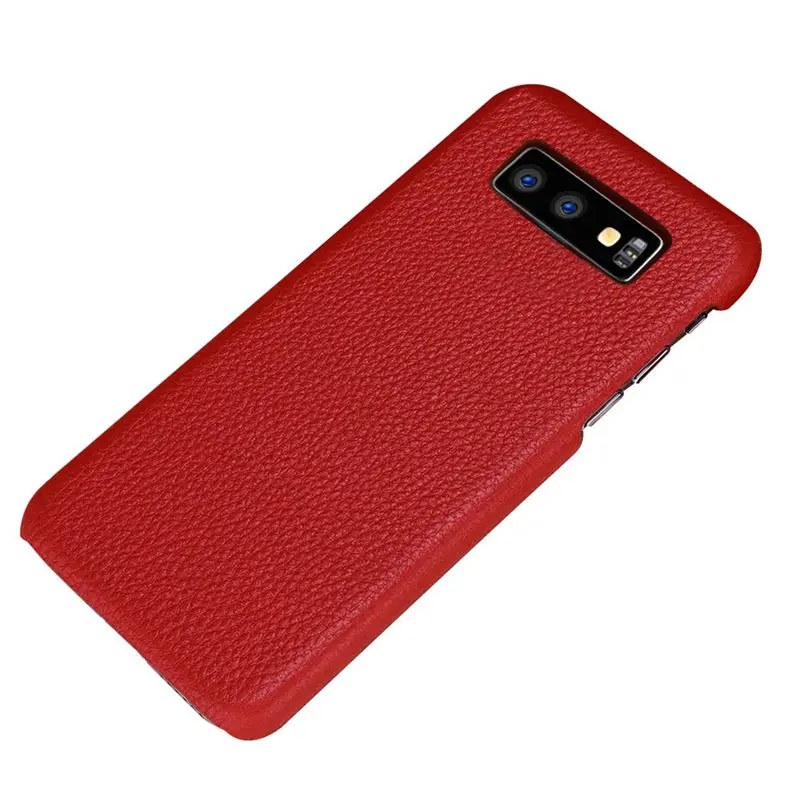 4 Чехол S8Plus из натуральной кожи для samsung Galaxy S8 Plus, роскошный чехол с рисунком личи для телефона, чехол для samsung Galaxy Note 8 - Цвет: 4