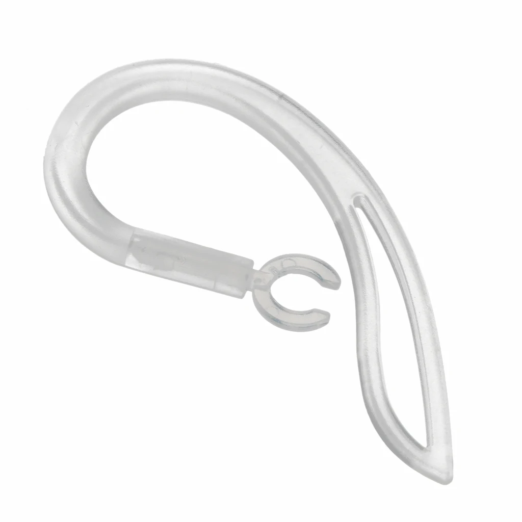 2019 NEW 4pcs Clear Replacement Bluetooth Headset Earhooks for Plantronis Marque M155 M165 M1100 M100 M55 M28 M25 (6mm)