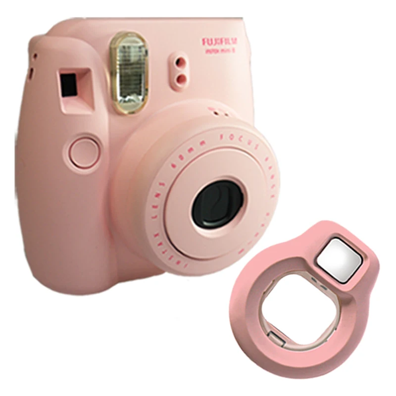Fuji Fujifilm Instax Mini 8 мгновенная фотопленка камера розовый + крупным планом объектив