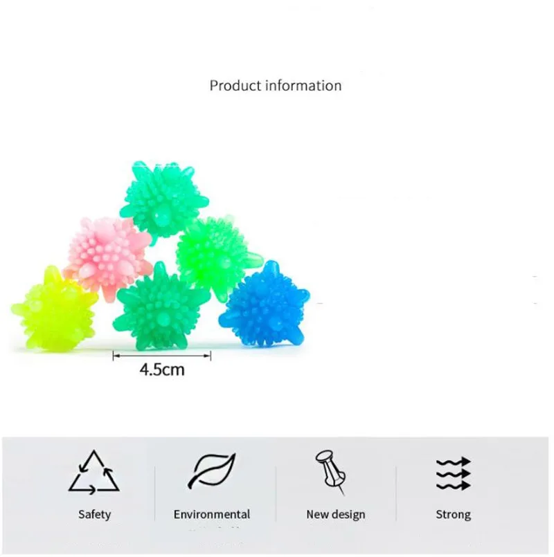 5 шт./партия магический шарик для белья для бытовой стиральная машина кондиционер для одежды в форме морских звезд твердые шарики для очистки