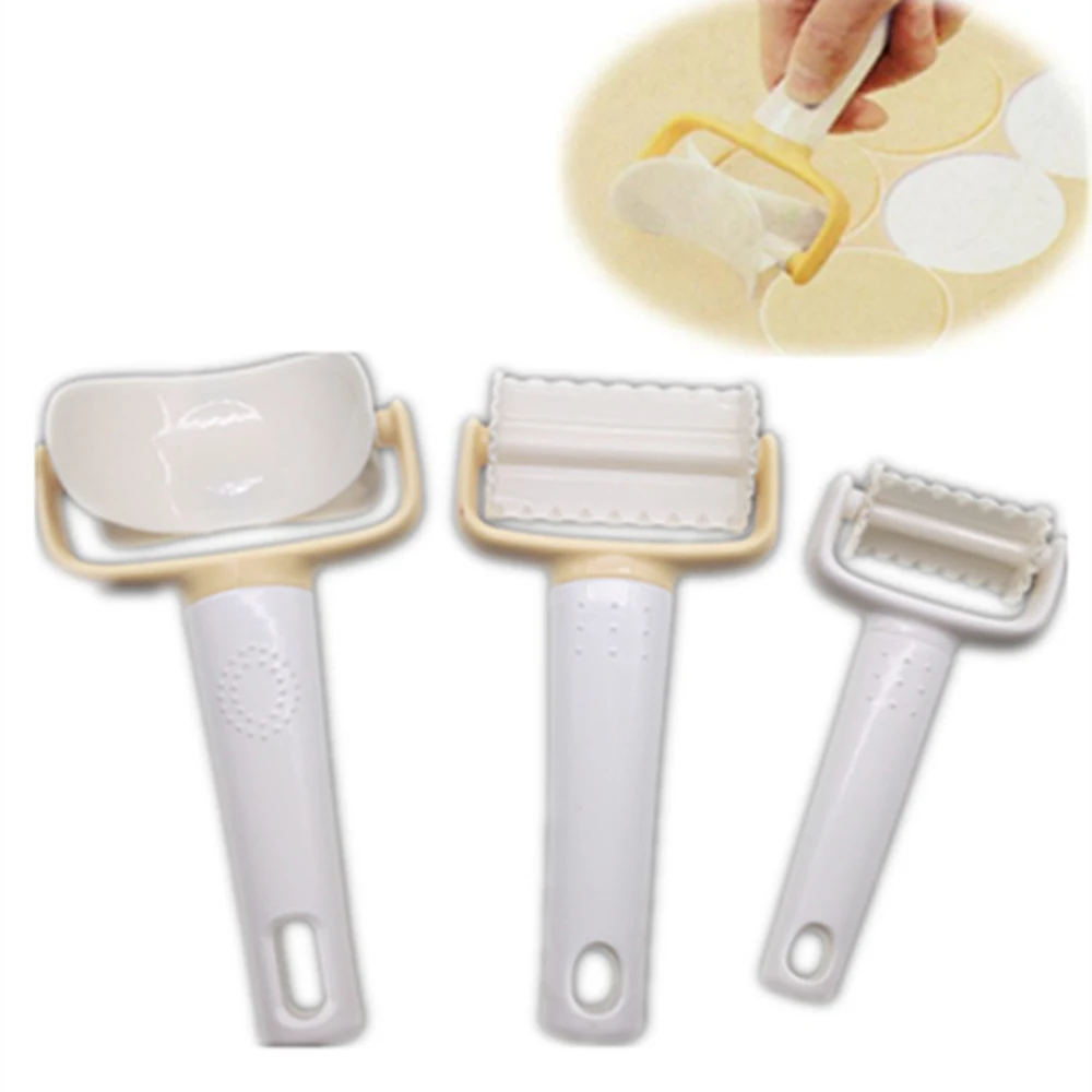 

1pcs Round Wave Rolling Cookie Cutters Dough Cutter Roller Slice Biscuit Cutting Blade Kitchen Baking Cookie Tools
