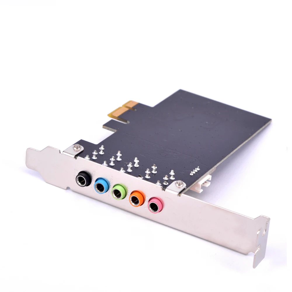 PCI E 6 канальный соединитель технология истинная цифровая звуковая карта 5 1 CMI8738