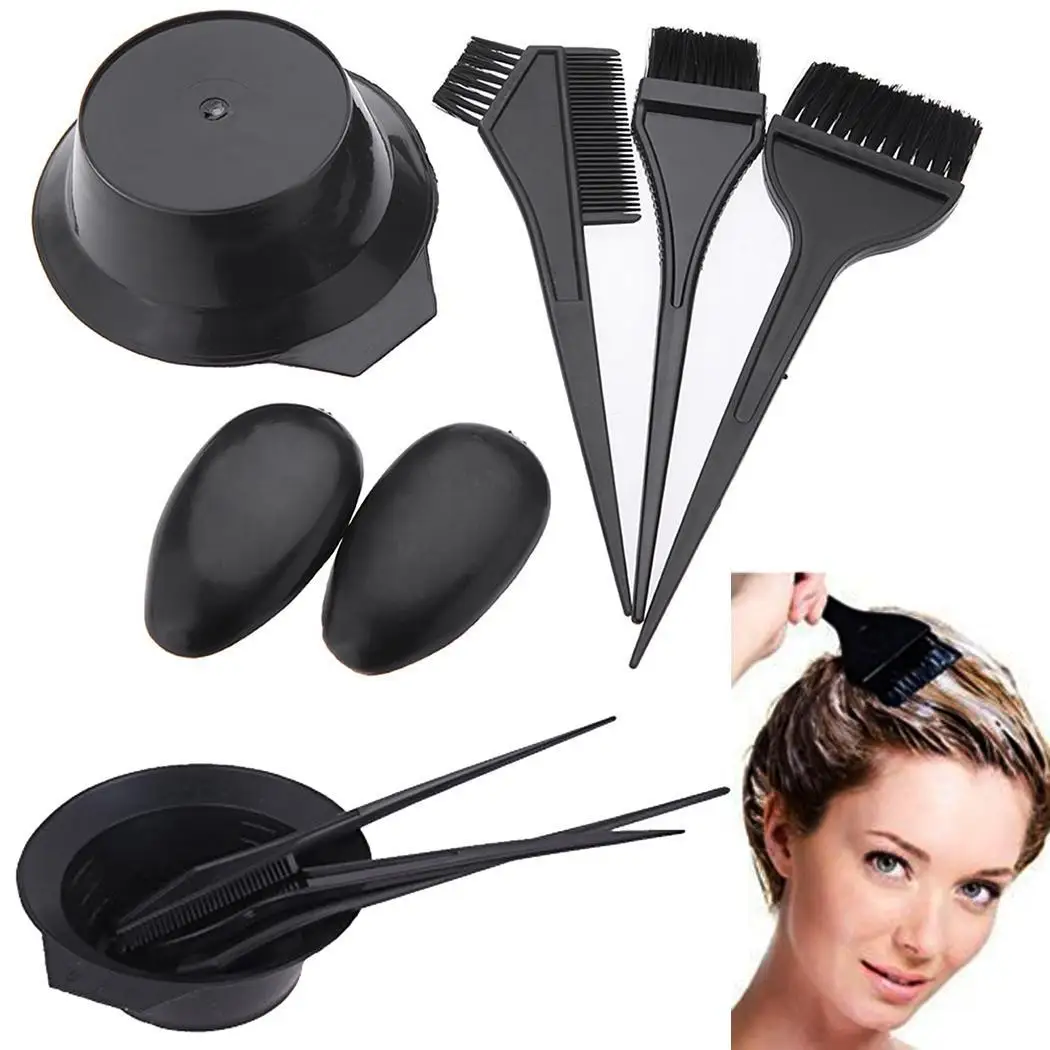 

Hair Coloring Dyeing Kit Dye Brush Comb Bowl Set Salon Hair Colorist 5pcs/Set Appliances Home, Tint Tool