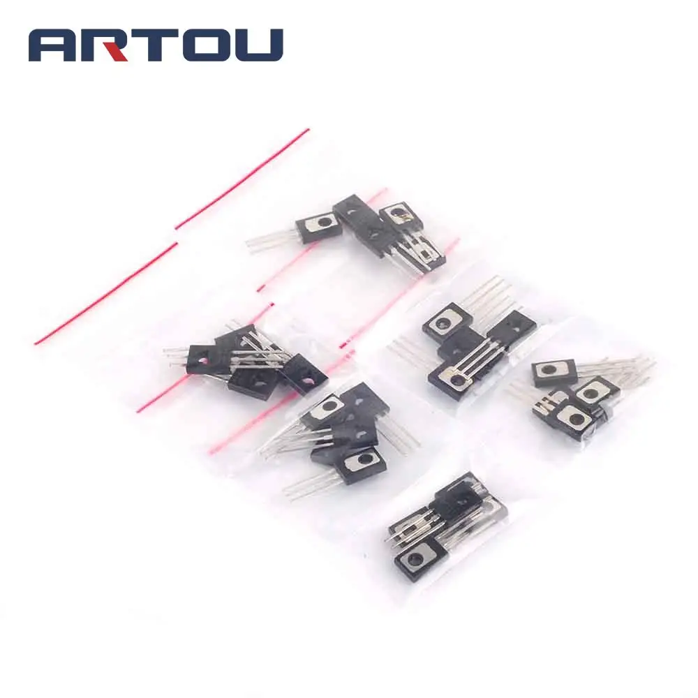 

30PCS 6 value each 5pcs BD135 BD136 BD137 BD138 BD139 BD140 TO126 TO-126 Transistor