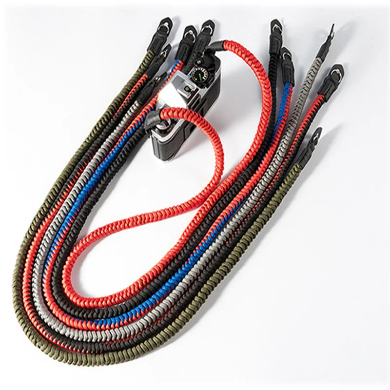 Forte Alpinismo Corda Di Nylon Fotocamera Tracolla Tracolla Per Fotocamera Digitale Leica Canon Nikon Olympus Pentax Sony