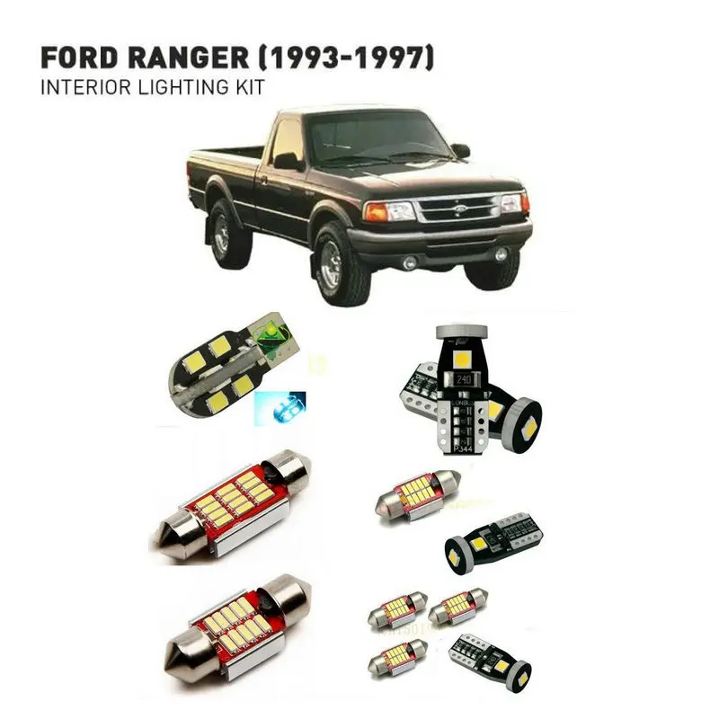 Светодиодные внутренние фары для Ford ranger 1993 1997 10 шт. светодиодные автомобилей
