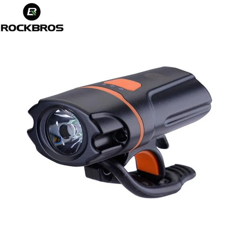

ROCKBROS Bicycle Front Rechargeable Light Cycling Bike Flashlight Waterproof Headlight Bicycle Lamp Power Bank Bike Accessories