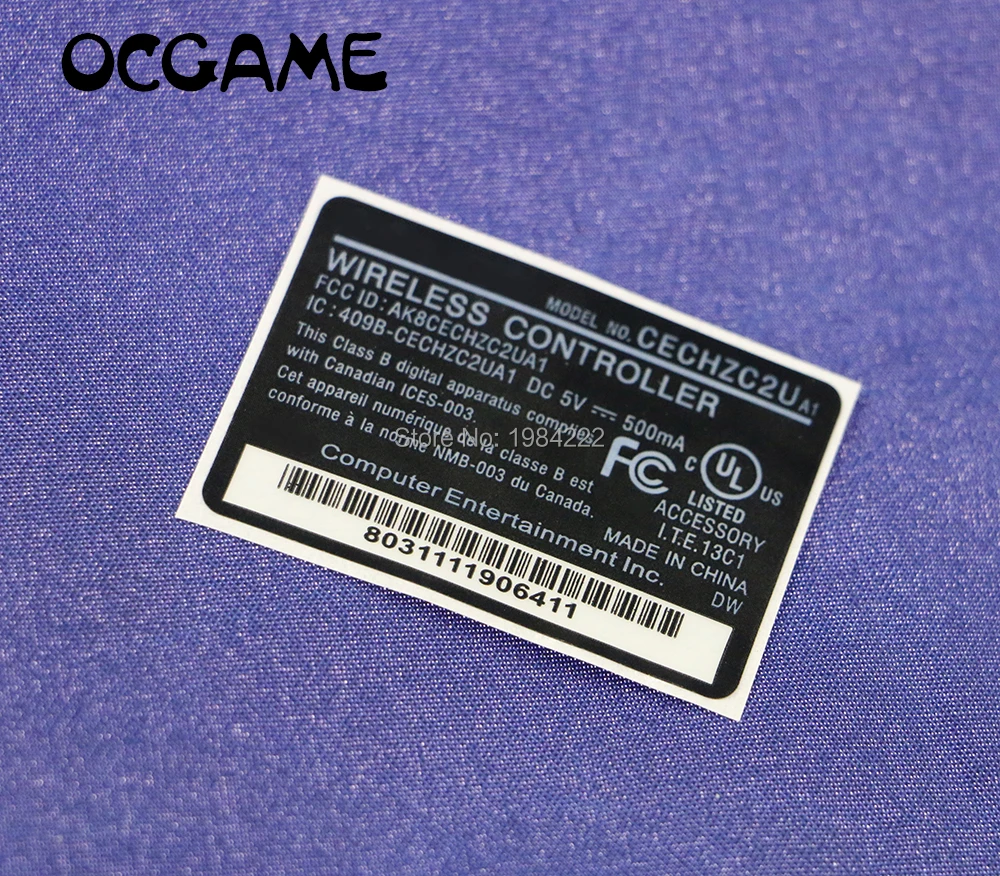 Высокое качество для PS3 PlayStation 3 беспроводной контроллер ручки задняя этикетка