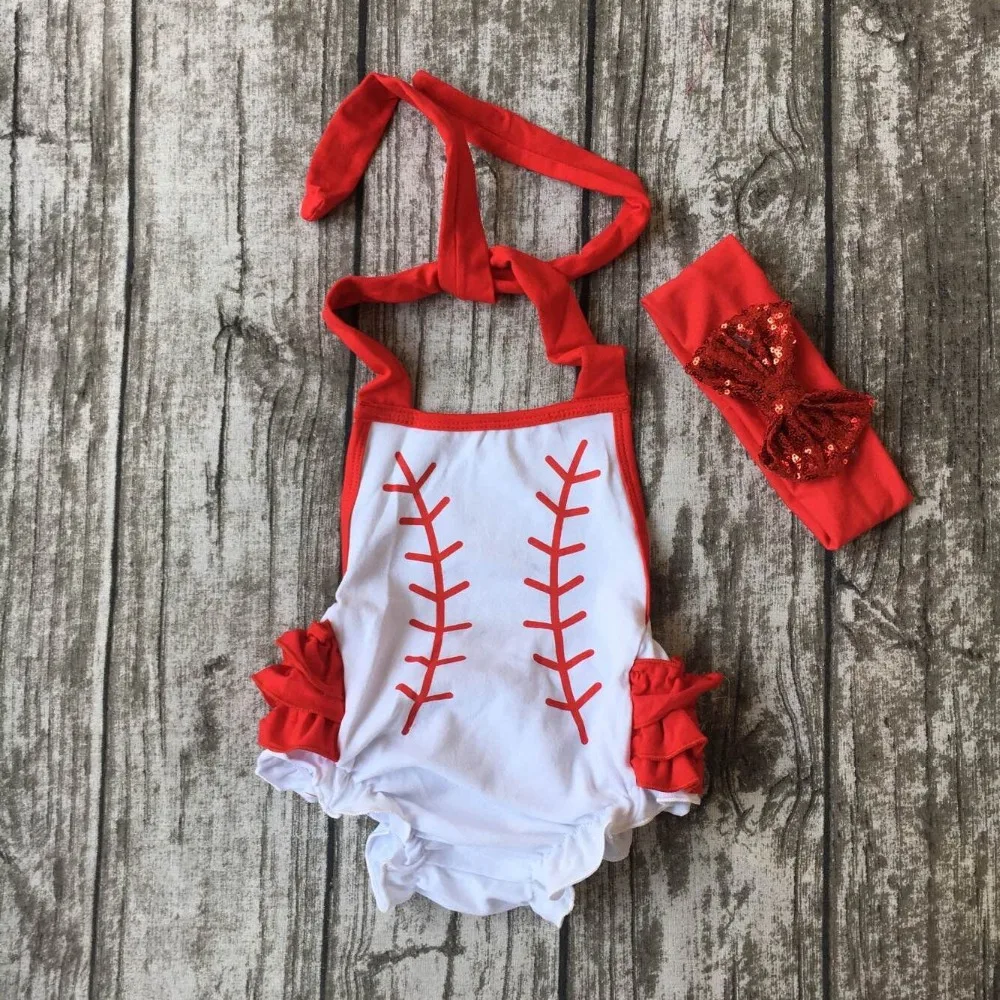 baby kids summer outfits infant baby kids baseball romper toddler girls