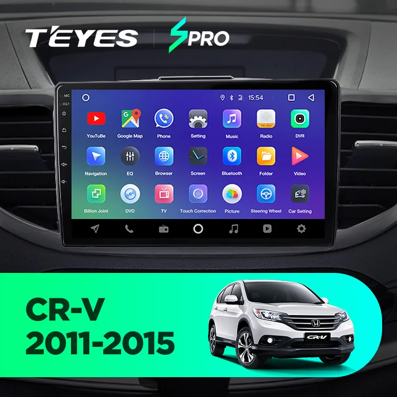 Discount TEYES SPRO For Honda CRV CR-V 4 RM RE 2011 2012 2013 2014 2015 Car Radio Multimedia Video Player Navigation GPS Android 8.1 1