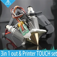 3D Printer Diamond Hotend Brass Multi Color Nozzle hot end 0.4mm/1.75mm for I3 Extruder fan kit + Auto leveling sensor