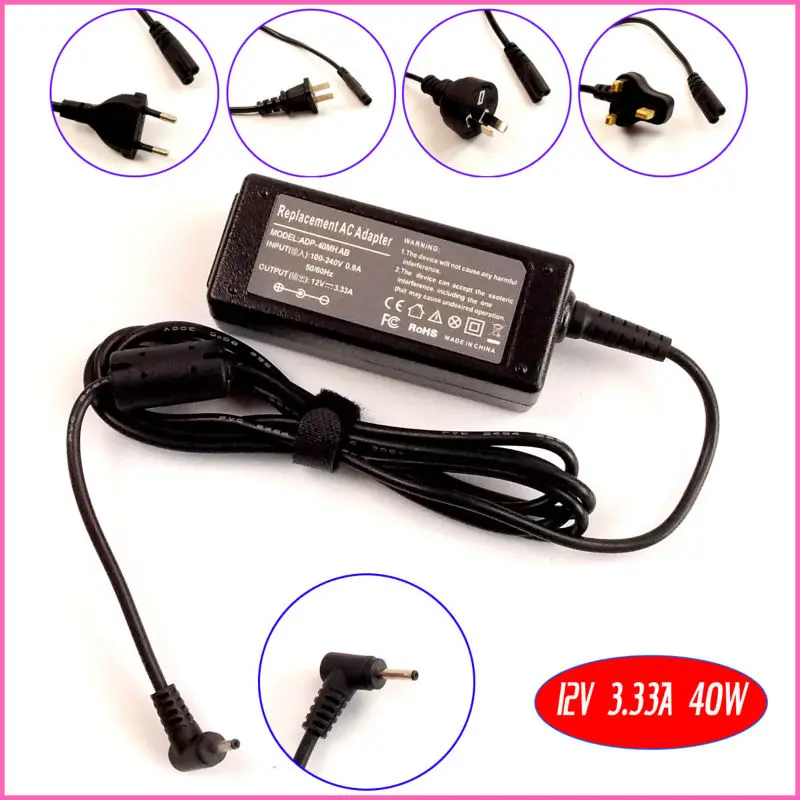 12V 3.33A 40W Laptop Ac Adapter Charger for Samsung Chromebook XE303C12 XE303C12-A01US XE303C12-H01US XE303C12-H01UK