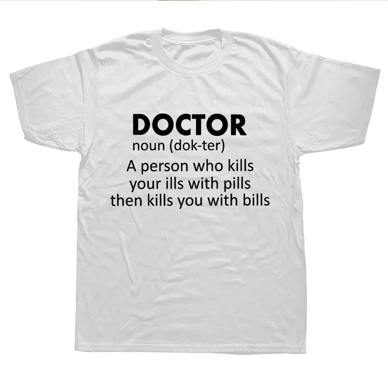 WEELSGAO Doctor T Shirt Men Short Sleeve Funny Doctor T shirt Tops Mans