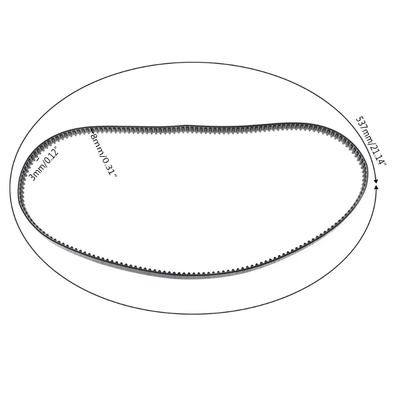 

Automatic Bread Maker Machine Conveyor Belt Band Strap Perimeter 537mm Kitchen Mar28