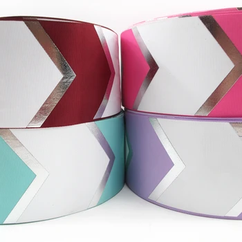 

3" 75mm flowers series high quality printed polyester ribbon 50 yards,DIY handmade materials,wedding gift wrap,50Y51017