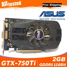 Asus GTX750TI GTX 750TI 2 Гб D5 DDR5 128 бит Настольный ПК PCI Express 3,0 компьютерная графика 2 Гб 2 Гб 750ti