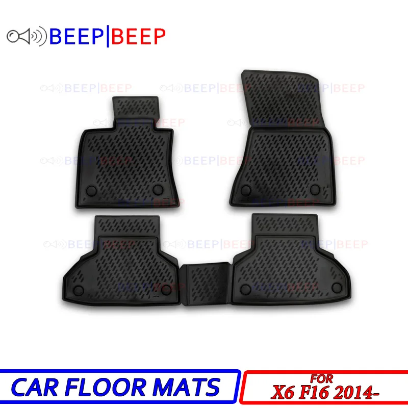 

For BMW X6 F16 2014- car floor mats carpets auto floor mat dust proof water proof car styling interior decoration