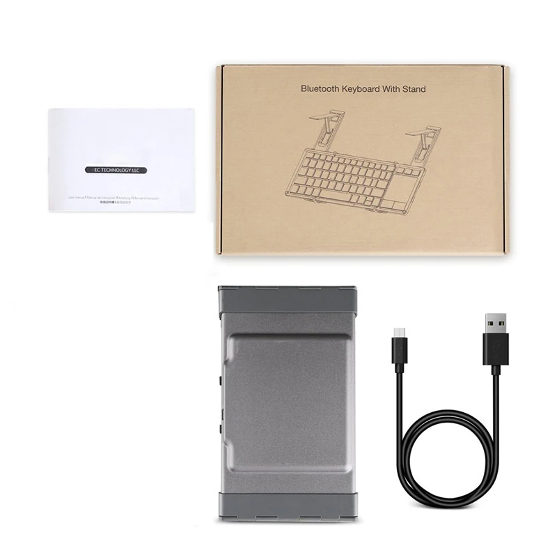 5 Folding Keyboard with touchpad and stand