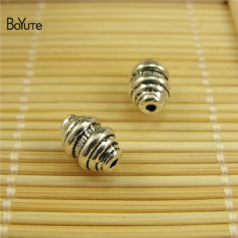 BoYuTe Wholesale Tibetan Silver Beads DIY Hand Made Jewelry Accessories Spacer Beads Jewlry Making (8)