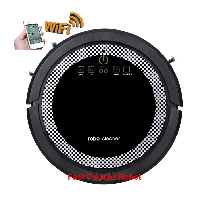 Романтическая красная роза цвет WIFI смартфон приложение управления робот пылесос