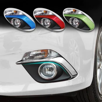 

for Mazda 3 Axela 2014 2015 2016 ABS front fog light eyebrow light frame and headlight frame decorative strip