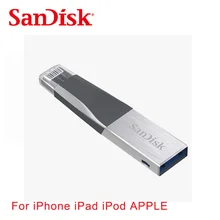 SanDisk OTG USB Flash Drives 16GB 32GB 64GB Pen Drive 3.0 Capacity Expansion For iPhone iPad iPod APPLE MFi JetDrive Go 500