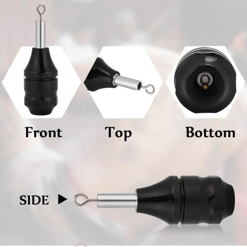 Профессиональный захват машины татуировки 25 мм круглый сплав ручки татуировки боди-арт иглы картридж регулируемый захват для татуировки машины