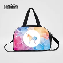 Dispalang Weekend Ночная сумка Единорог портативные сумки для путешествий для женщин и мужчин ручной багаж сумка органайзер унисекс вещевой мешок