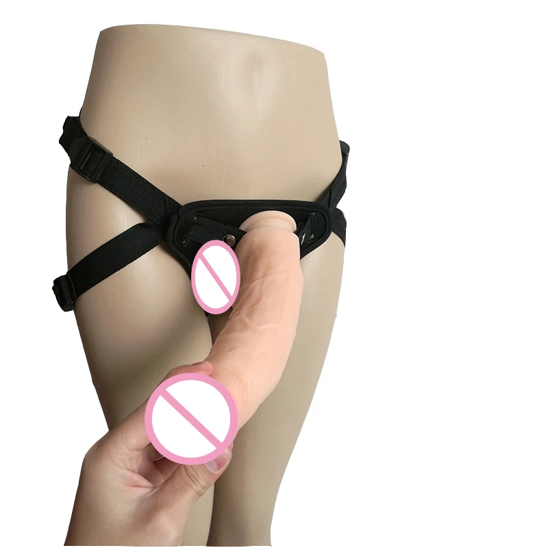 HOWOSEX огромный ремешок трусы с фаллоимитатором искусственный реалистичный пенис