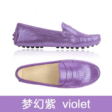 Blingling New 2022 Genuine Leather Women Flats Lady Loafers Casual Shoes Moccasins Spring Autumn Flat Shoes Handmade Woman Shoes