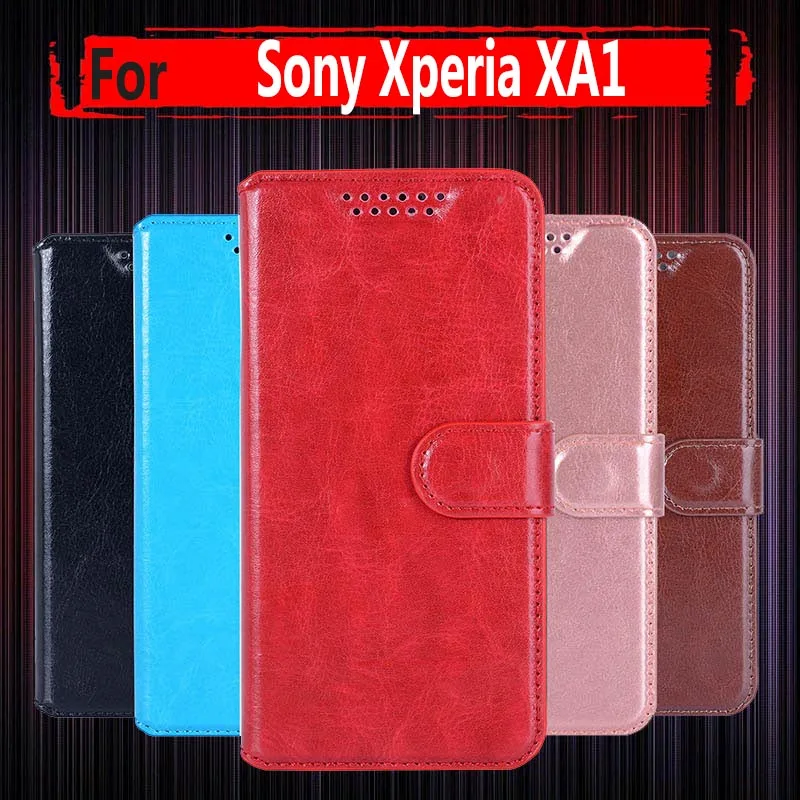 Чехол для Sony Xperia XA1, кошелек, подставка, флип-чехол из искусственной кожи для телефона Sony Xperia XA1 Z6 G3121 G3123 G3125 G3112 G3116, чехлы 5,0 дюймов
