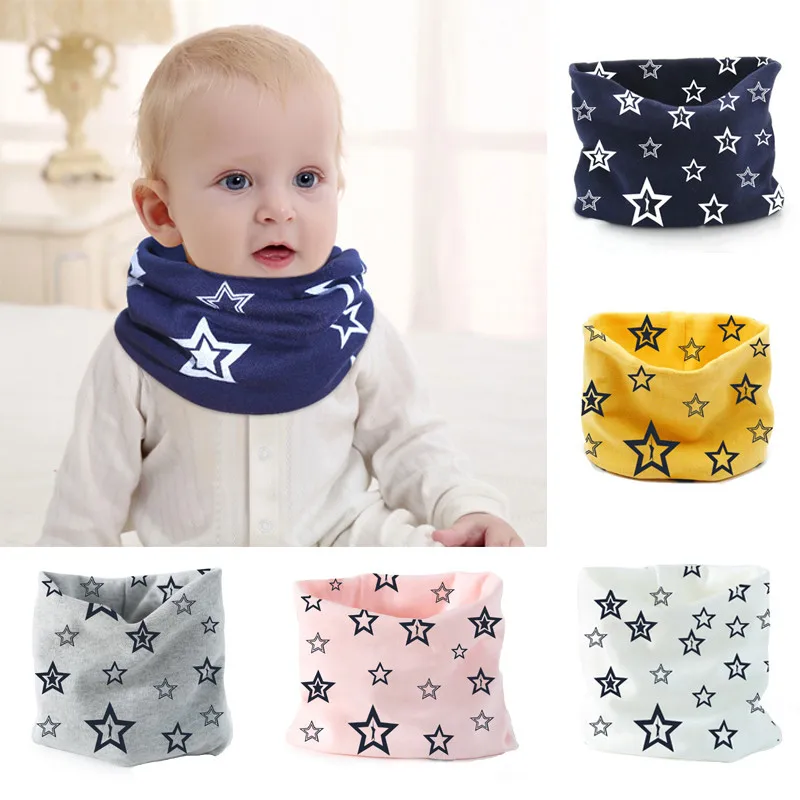 

Children Warm Cotton Scarf Boy Girl Scarf Shawl Winter Neckerchief Neck Ring Feeding Baberos Lovely Kids Collars Ring Neckerch