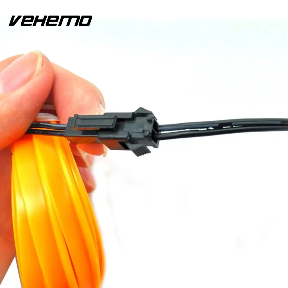 Vehemo 5 metros tira de luces de neón decoración tira de Luces de decoración de autopartes para partes interiores flexibles