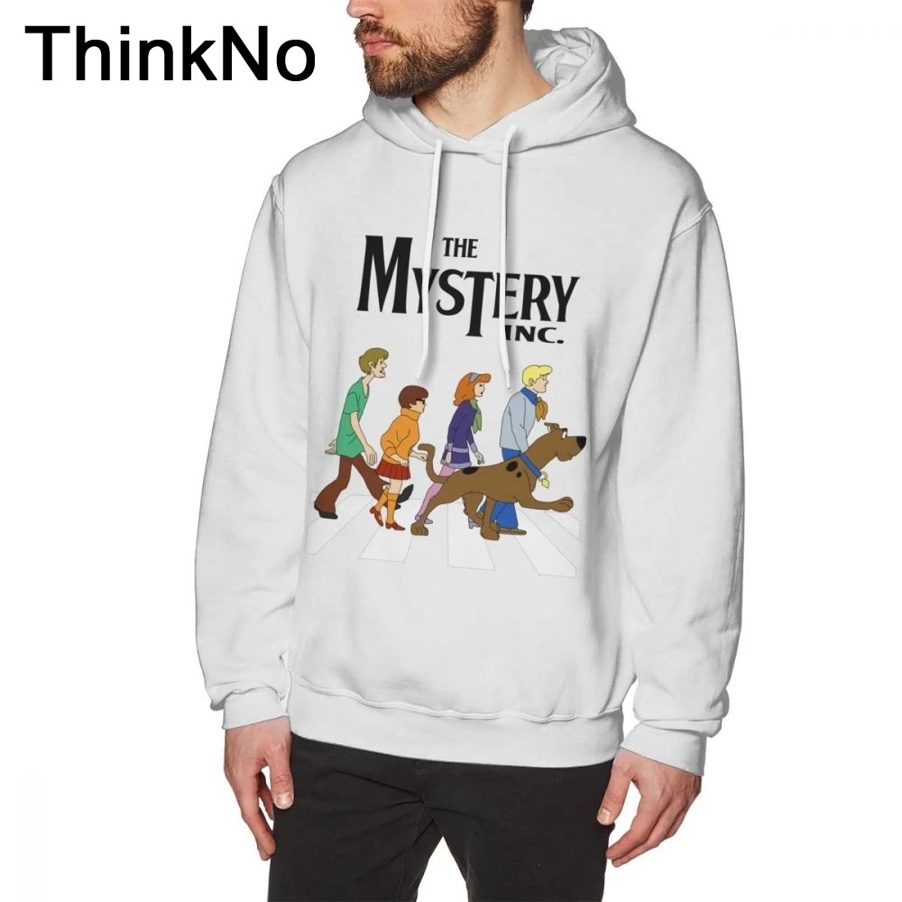 Scooby Doo Abbey Road Hoodies For Male Rock And Roll Camiseta Round