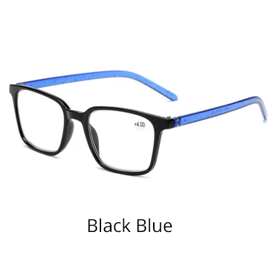 Ralferty винтажные квадратные очки для чтения, женские и мужские диоптрийные медицинские очки для дальнозоркости+ 1,0+ 1,5+ 2,0+ 2,5+ 3,0+ 3,5+ 4,0 A6905 - Цвет оправы: Black Blue