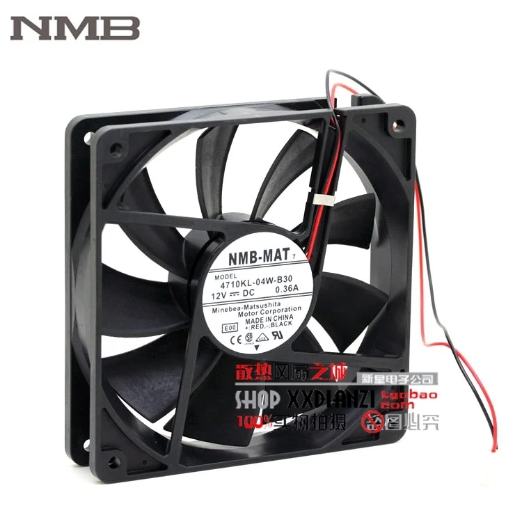 Оригинальный Для NMB 4710KL-04W-B30 12025 12 см 0.36A 12В Профессиональный охлаждающий