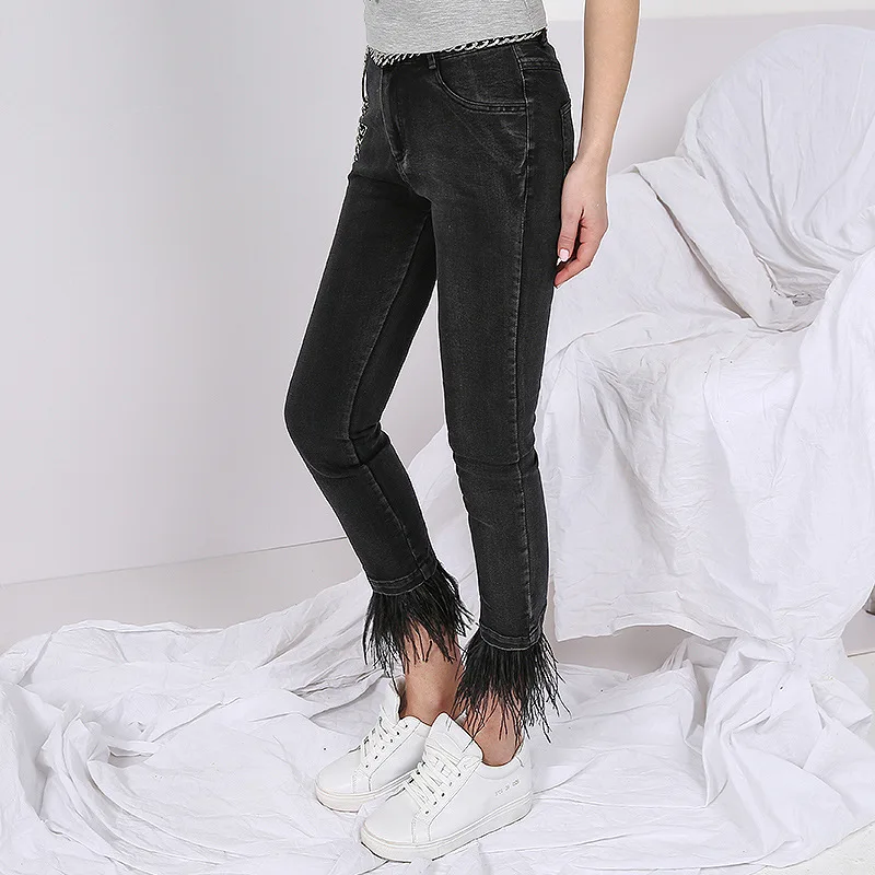 Джинсы Bootyjeans женские до щиколотки брендовые высококлассные тонкие узкие джинсы
