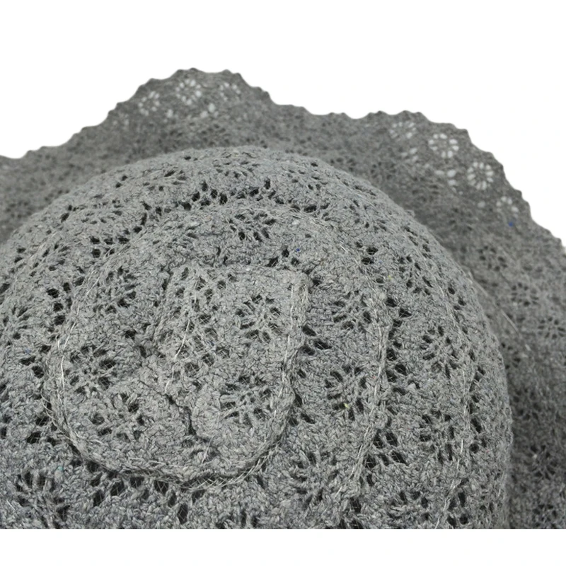 لطيف الدانتيل الصيف sunhats الطفلات موجة حافة شاطئ كاب الأطفال الشمس مع القوس اللؤلؤ الاطفال طوي أحد قبعة جديدة YY18078