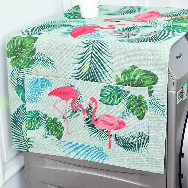 XYZLS Чехлы для мытья дома машины Фламинго печати дома холодильник пылезащитный чехол 1 шт