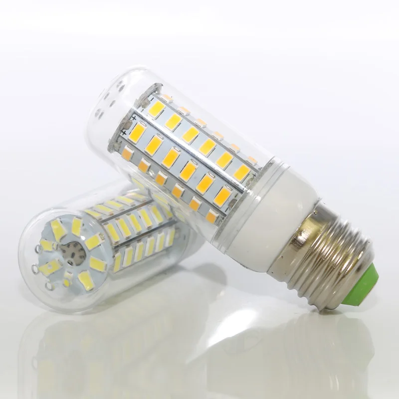 E27 светодиодный светильник 5730 SMD 220V E14 светодиодный лампы кукурузы 24 36 48 56 69 72 светодиодный s люстры лампы в форме свечи светодиодный светильник Lampada Bombillas ампулы